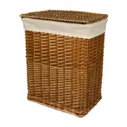 CESTO PARA ROUPA 33 CM X 24 CM X 45 CM BOULE - FIBRA CLARA/ BEGE - Foto 3