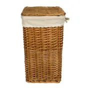 CESTO PARA ROUPA 33 CM X 24 CM X 45 CM BOULE - FIBRA CLARA/ BEGE - Foto 4