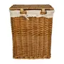CESTO PARA ROUPA 33 CM X 24 CM X 45 CM BOULE - FIBRA CLARA/ BEGE - Foto 5