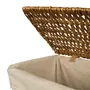 CESTO PARA ROUPA 33 CM X 24 CM X 45 CM BOULE - FIBRA CLARA/ BEGE - Foto 6