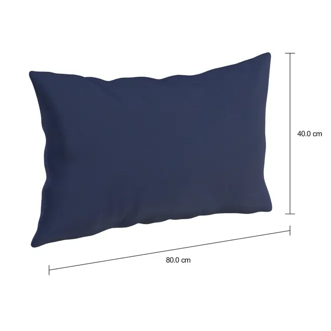 ALMOFADA DE ENCOSTO PARA ESTRUTURA DE SOFÁ 2 LUGARES LEME - AZUL ESCURO - Foto 4