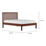 CAMA DE CASAL 1,38 M TINTO HIGH - NOZES - Foto 8