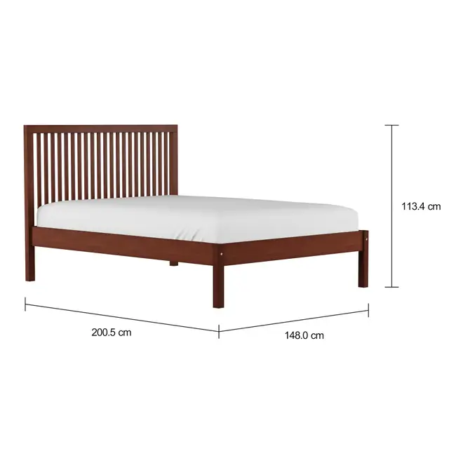 CAMA DE CASAL 1,38 M TINTO HIGH - NOZES - Foto 8