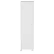 ARMÁRIO PARA LAVANDERIA ALTO COM RODÍZIOS 1 PORTA/3 PRATELEIRAS ALL WEEK - BRANCO - Foto 1