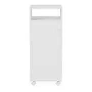 ARMÁRIO PARA LAVANDERIA BAIXO 1 PORTA COM RODÍZIOS ALL WEEK - BRANCO - Foto 1