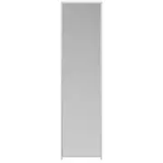 SAPATEIRA/ARMÁRIO PAREDE 1 PORTA V-ESCONDE - BRANCO/PRATA - Foto 1