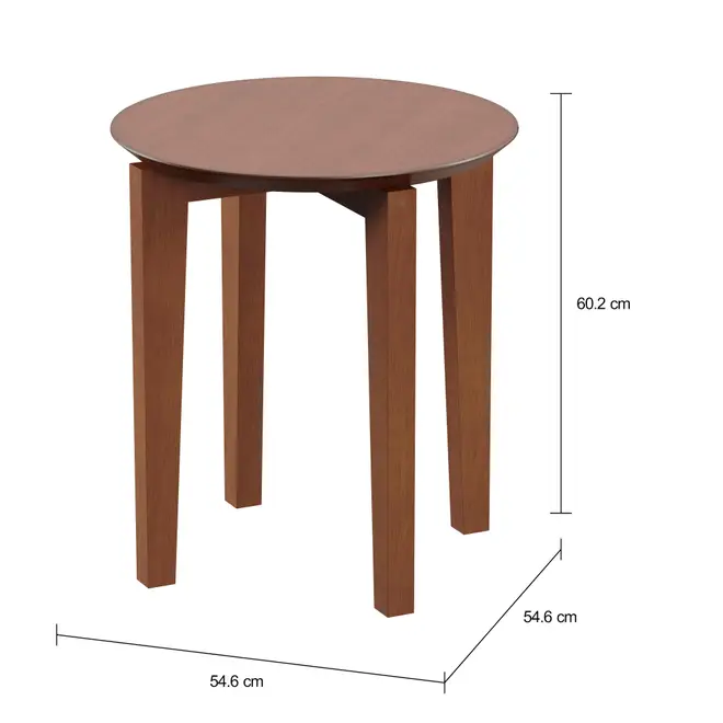 MESA LATERAL REDONDA 54 CM TREICY - NOZES - Foto 3