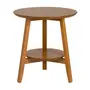 MESA LATERAL REDONDA 60 CM DOUBLETOP - NOZES - Foto 1