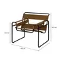 POLTRONA CL BREUER - PRETO/CAPPUCCINO - Foto 7