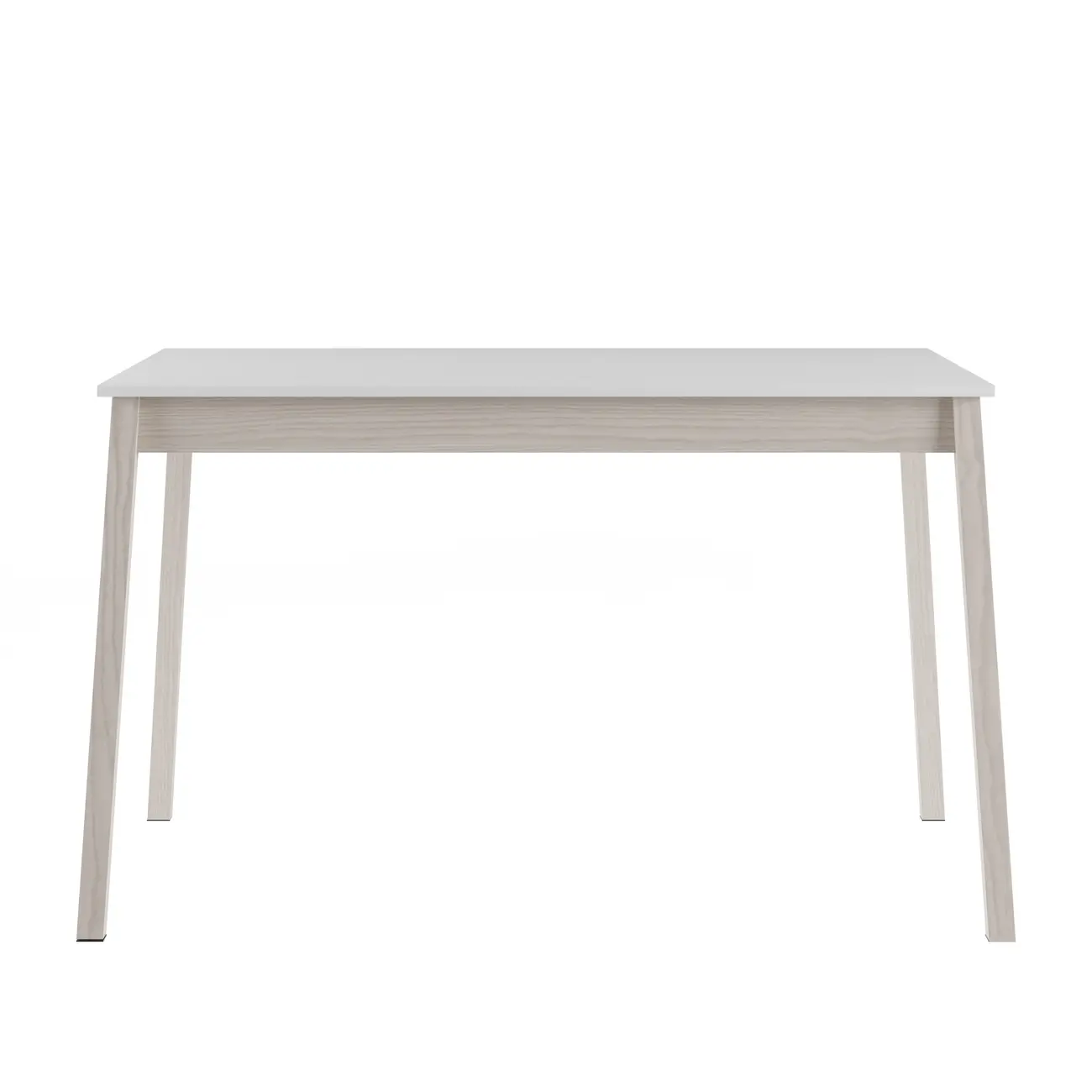 MESA DE JANTAR 1,39 M X 89 CM PALETBOX - NATURAL WASHED/BRANCO - Foto 1