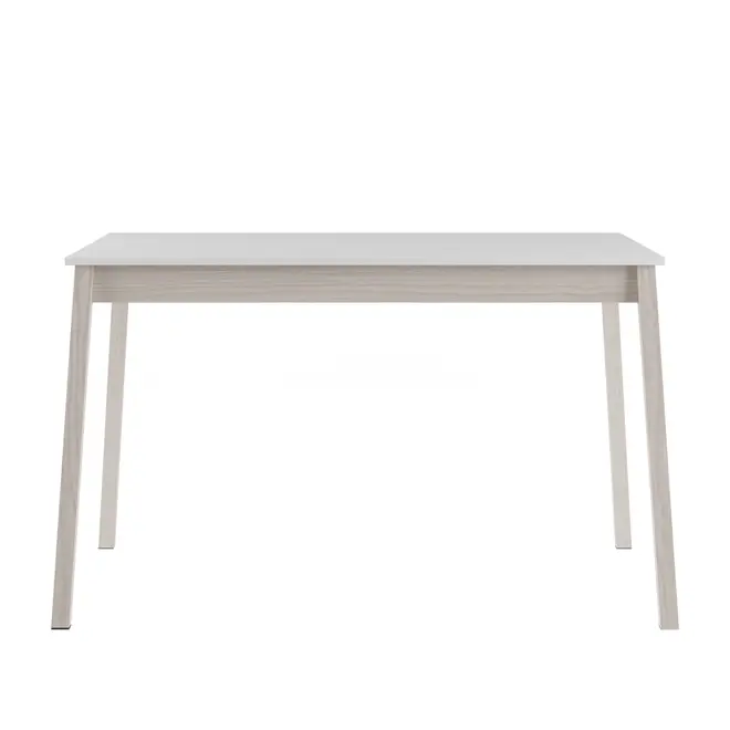 MESA DE JANTAR 1,39 M X 89 CM PALETBOX - NATURAL WASHED/BRANCO - Foto 1