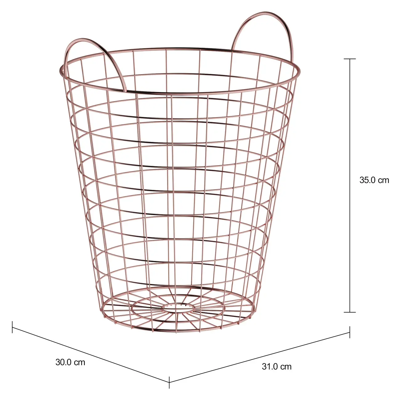LIXEIRA 26 L GRID - COBRE - Foto 2