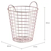 LIXEIRA 26 L GRID - COBRE - Foto 2