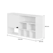 NICHO 1 PORTA 1,10 M X 23 CM WINK - BRANCO - Foto 8