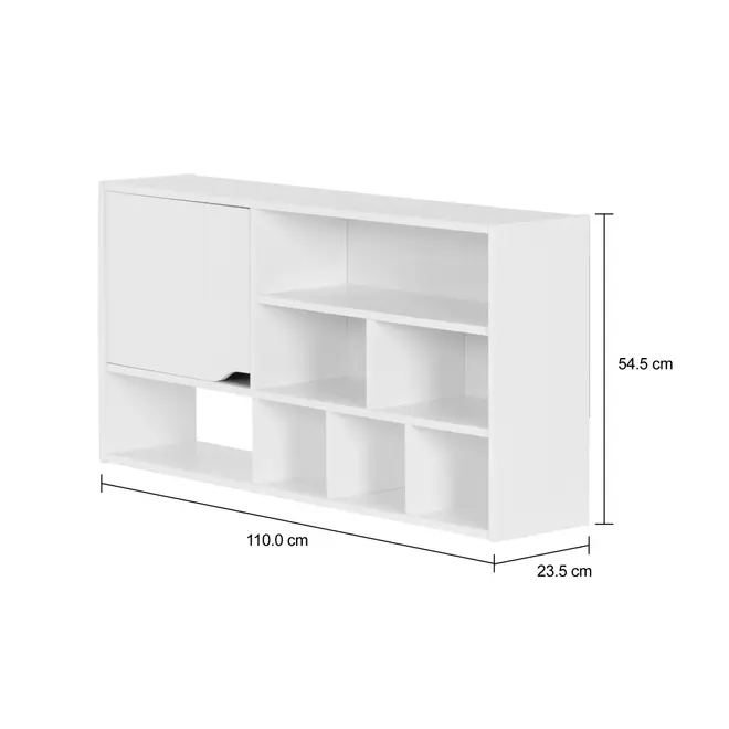 NICHO 1 PORTA 1,10 M X 23 CM WINK - BRANCO - Foto 8