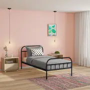 CAMA DE SOLTEIRO 88 CM MABOO - PRETO - Foto 8