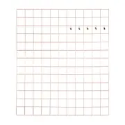 MEMORY-BOARD 80 CM X 70 CM GRID - COBRE - Foto 1