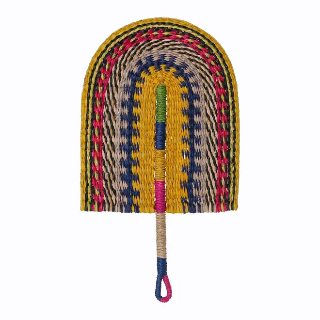 LEQUE DECORATIVO 52 CM BOLGATANGA - ZAFFRON/MULTICOR - Foto 1