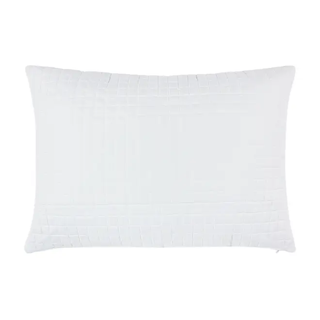 CAPA PARA TRAVESSEIRO 50 CM X 70 CM PLEIN - BRANCO - Foto 1
