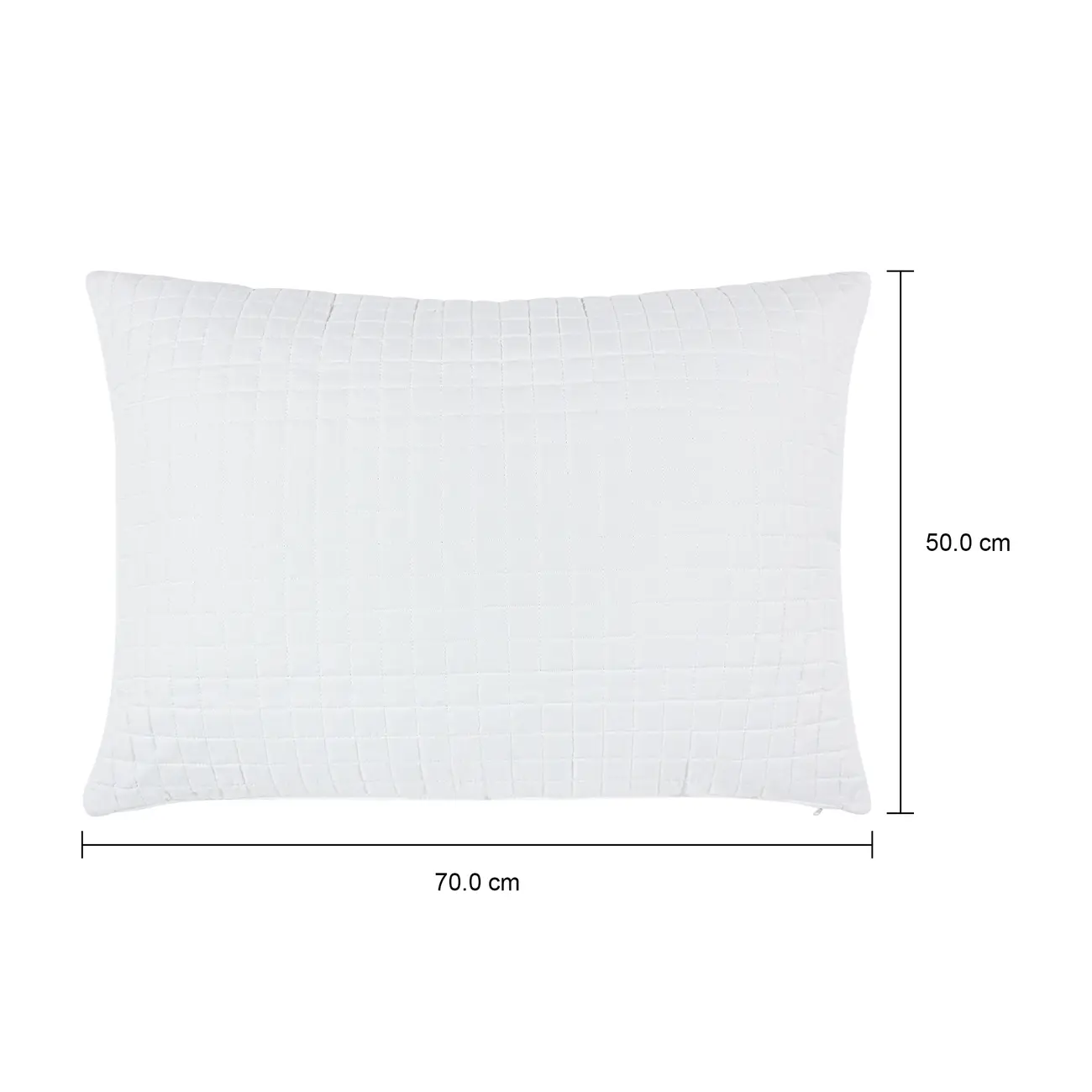 CAPA PARA TRAVESSEIRO 50 CM X 70 CM PLEIN - BRANCO - Foto 10