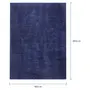 TAPETE 1,50 M X 2 M LOX - AZUL ESCURO - Foto 9