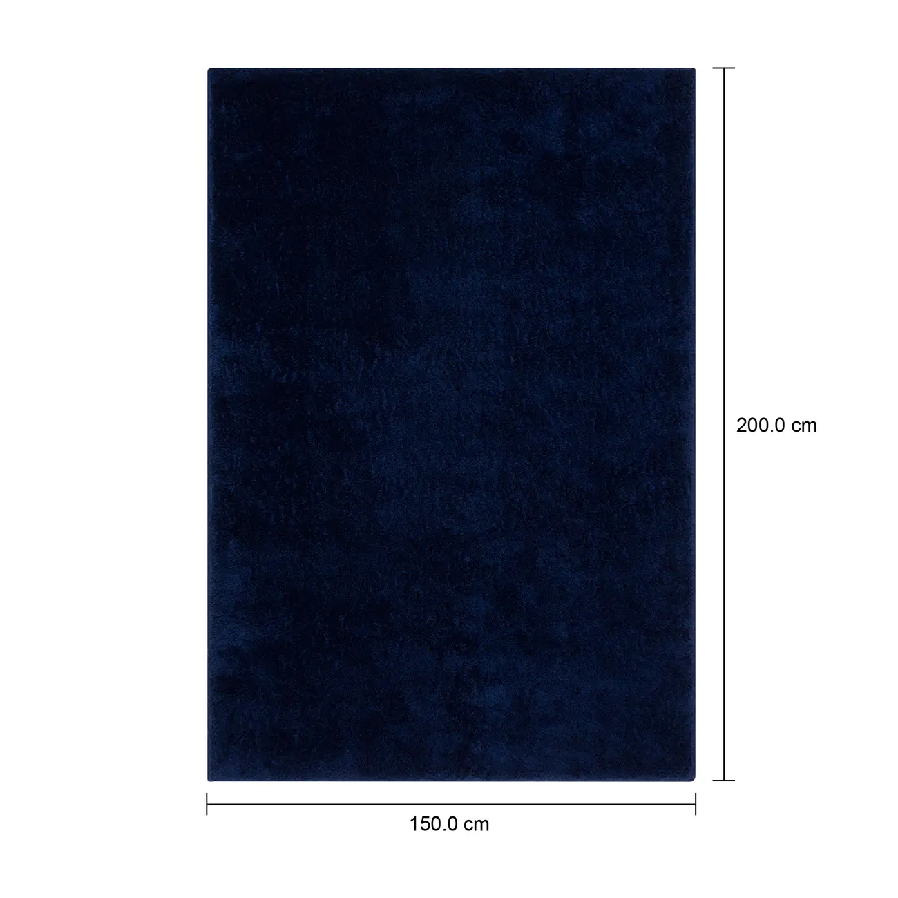 TAPETE 1,50 M X 2 M LOX - AZUL ESCURO - Foto 7