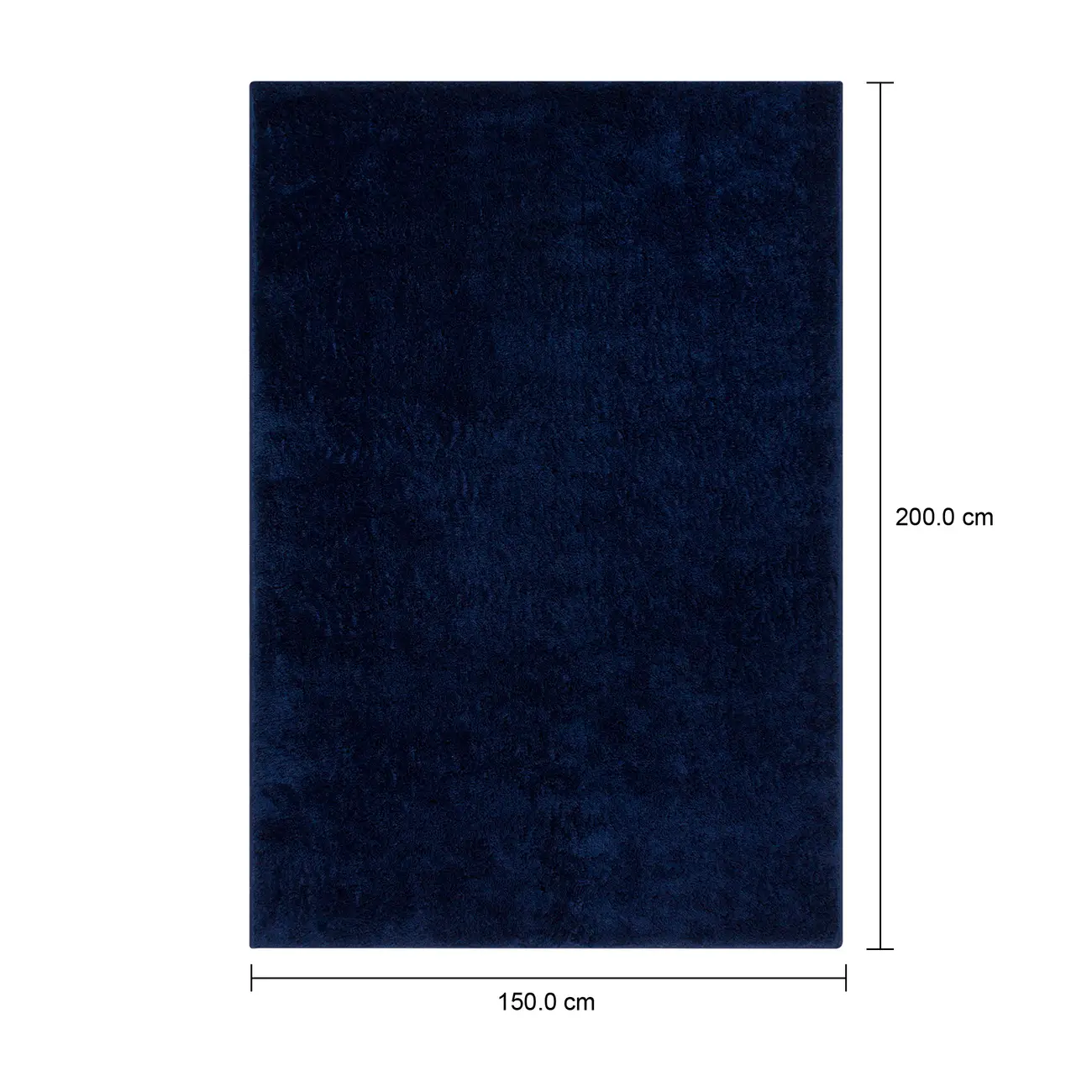TAPETE 1,50 M X 2 M LOX - AZUL ESCURO - Foto 8