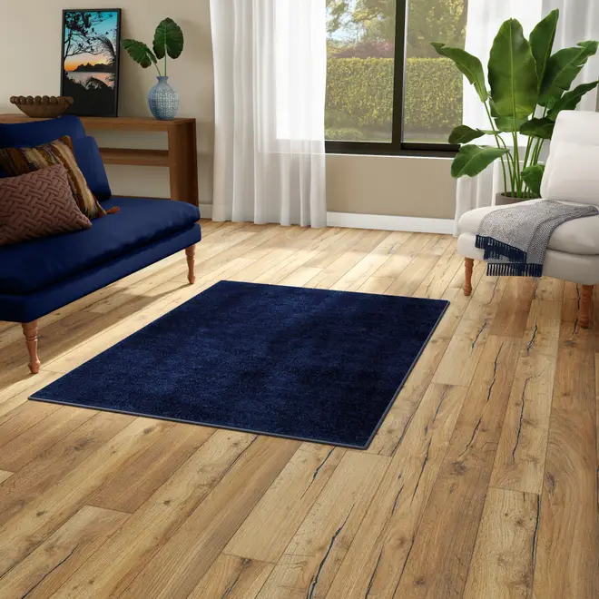 TAPETE 1,50 M X 2 M LOX - AZUL ESCURO - Foto 10