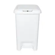 LIXEIRA COM PEDAL 10 L CLICK K - BRANCO - Foto 1