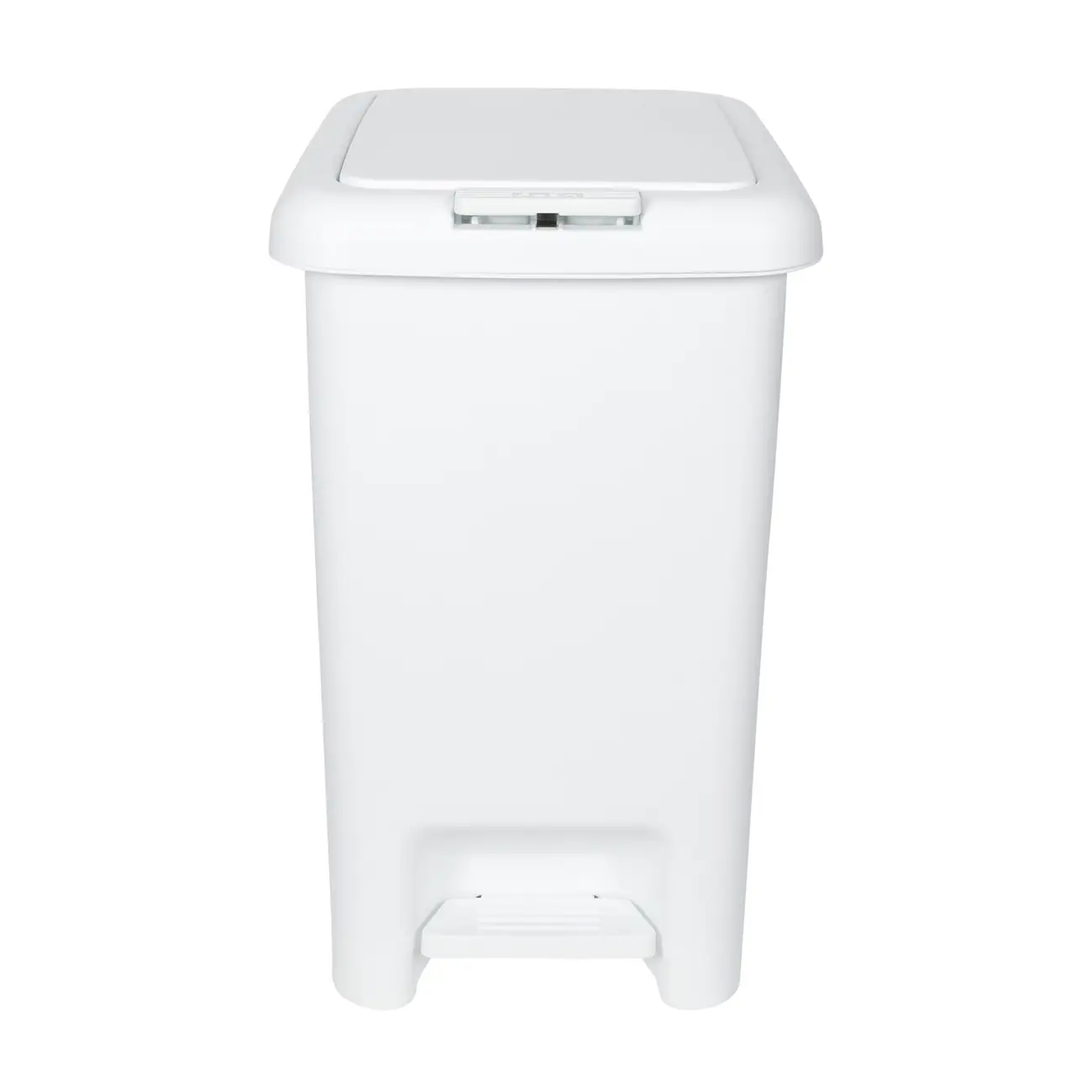 LIXEIRA COM PEDAL 10 L CLICK K - BRANCO - Foto 1