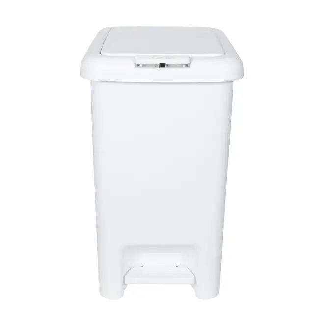 LIXEIRA COM PEDAL 10 L CLICK K - BRANCO - Foto 1