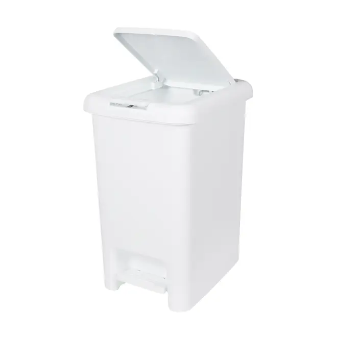 LIXEIRA COM PEDAL 10 L CLICK K - BRANCO - Foto 2