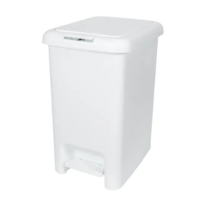 LIXEIRA COM PEDAL 10 L CLICK K - BRANCO - Foto 3
