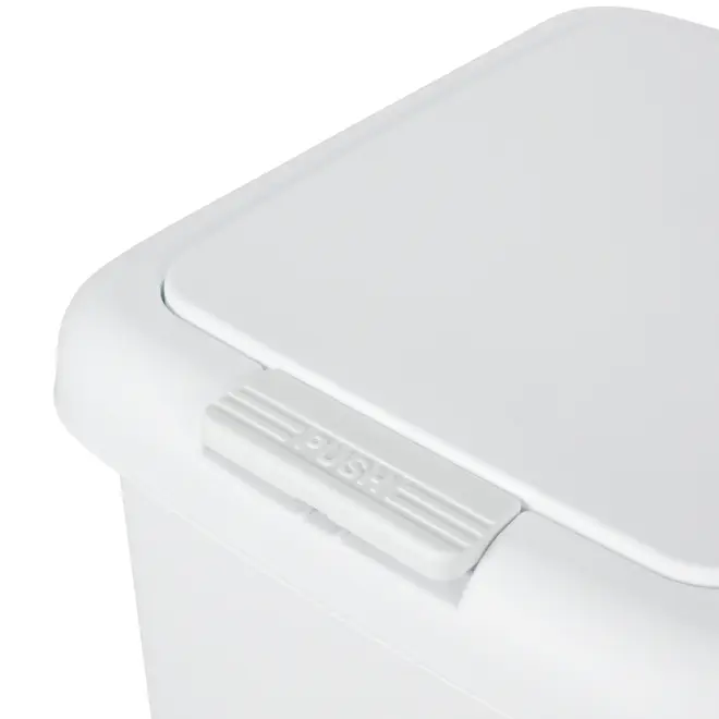 LIXEIRA COM PEDAL 10 L CLICK K - BRANCO - Foto 7