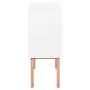 BUFFET 3 PORTAS 1,20 M X 35 CM LIN - BRANCO/NOZES - Foto 5