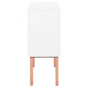 BUFFET 3 PORTAS 1,20 M X 35 CM LIN - BRANCO/NOZES - Foto 5