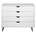 CÔMODA 4 GAVETAS 90 CM X 40 CM LIN