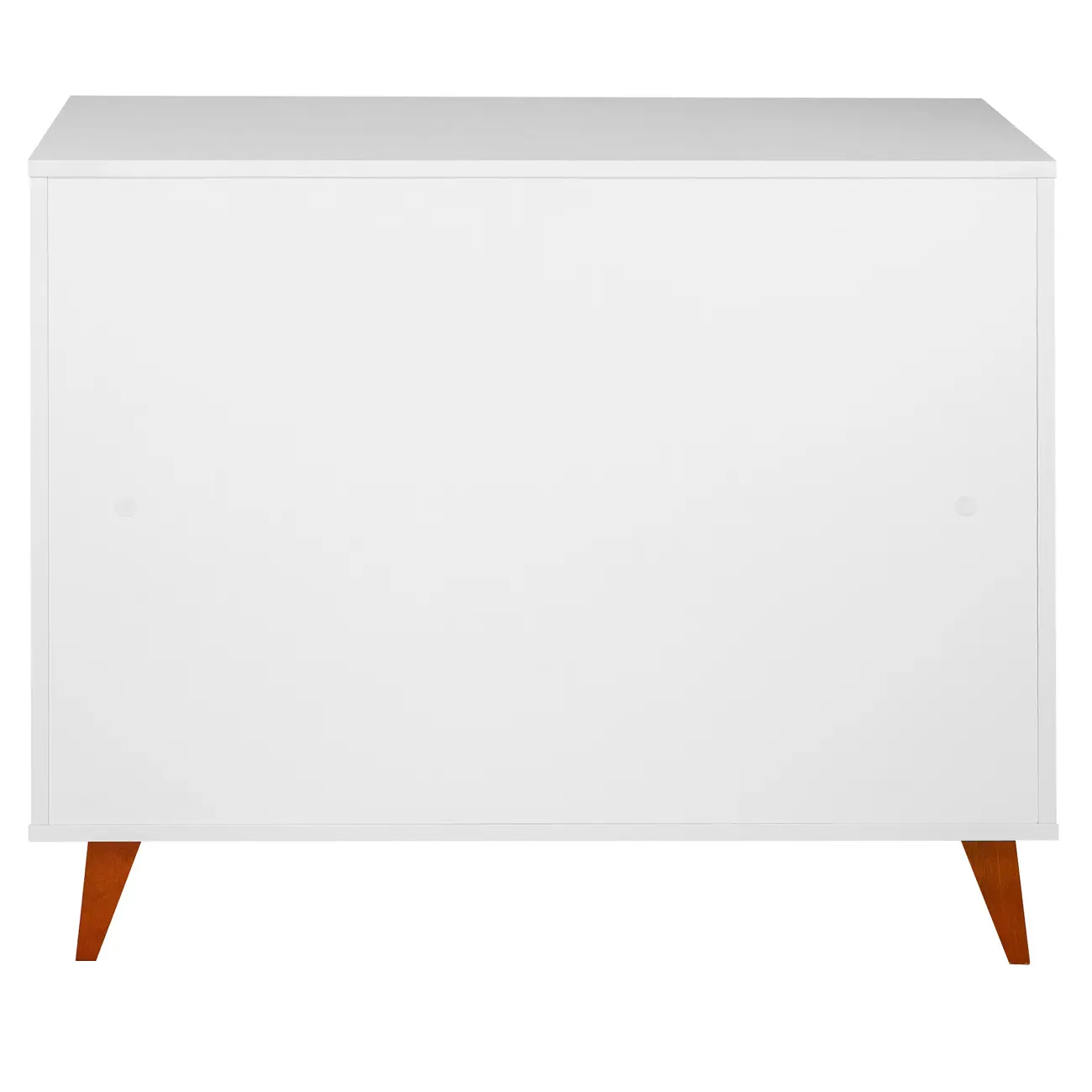 CÔMODA 4 GAVETAS 90 CM X 40 CM LIN - BRANCO/NOZES - Foto 4