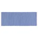 NATURAL/AZUL ESCURO - TAPETE 57 CM X 1,40 M VIRA E VOLTA