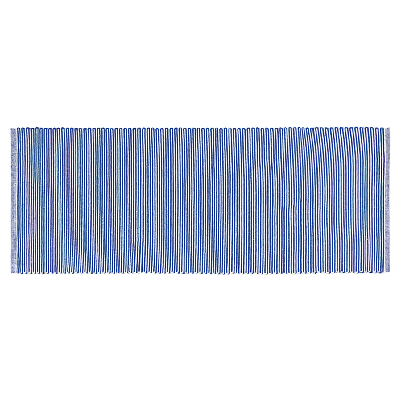 TAPETE 57 CM X 1,40 M VIRA E VOLTA - NATURAL/AZUL ESCURO - Foto 1