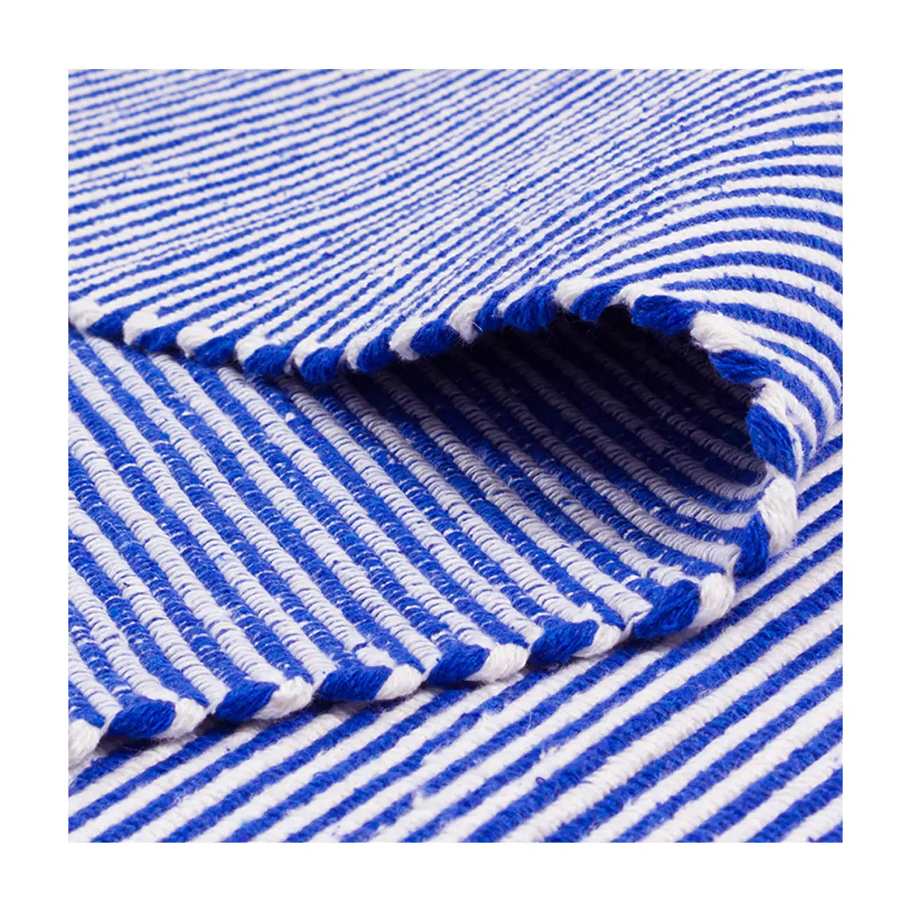 TAPETE 57 CM X 1,40 M VIRA E VOLTA - NATURAL/AZUL ESCURO - Foto 2
