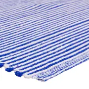 TAPETE 57 CM X 1,40 M VIRA E VOLTA - NATURAL/AZUL ESCURO - Foto 3