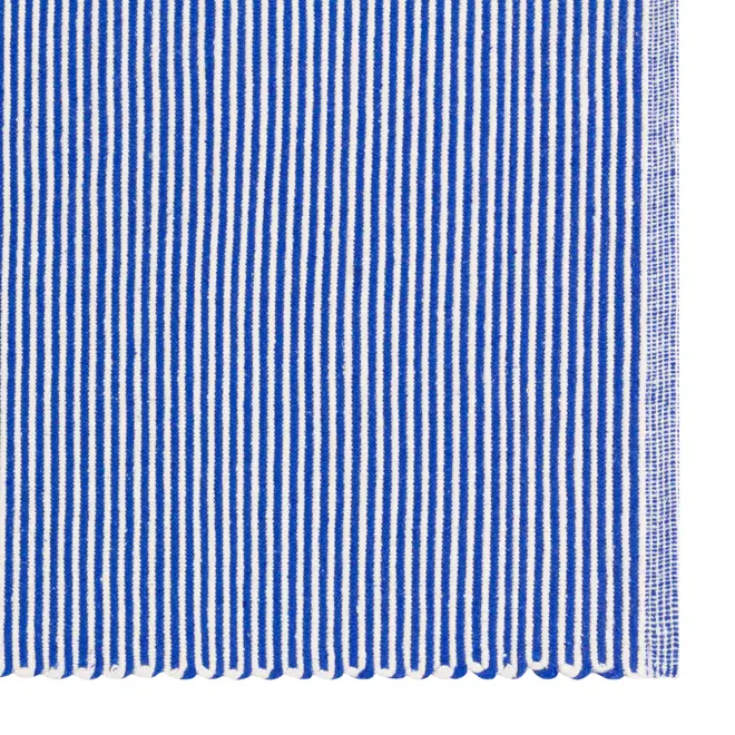 TAPETE 57 CM X 1,40 M VIRA E VOLTA - NATURAL/AZUL ESCURO - Foto 5