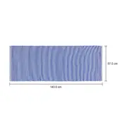 TAPETE 57 CM X 1,40 M VIRA E VOLTA - NATURAL/AZUL ESCURO - Foto 7