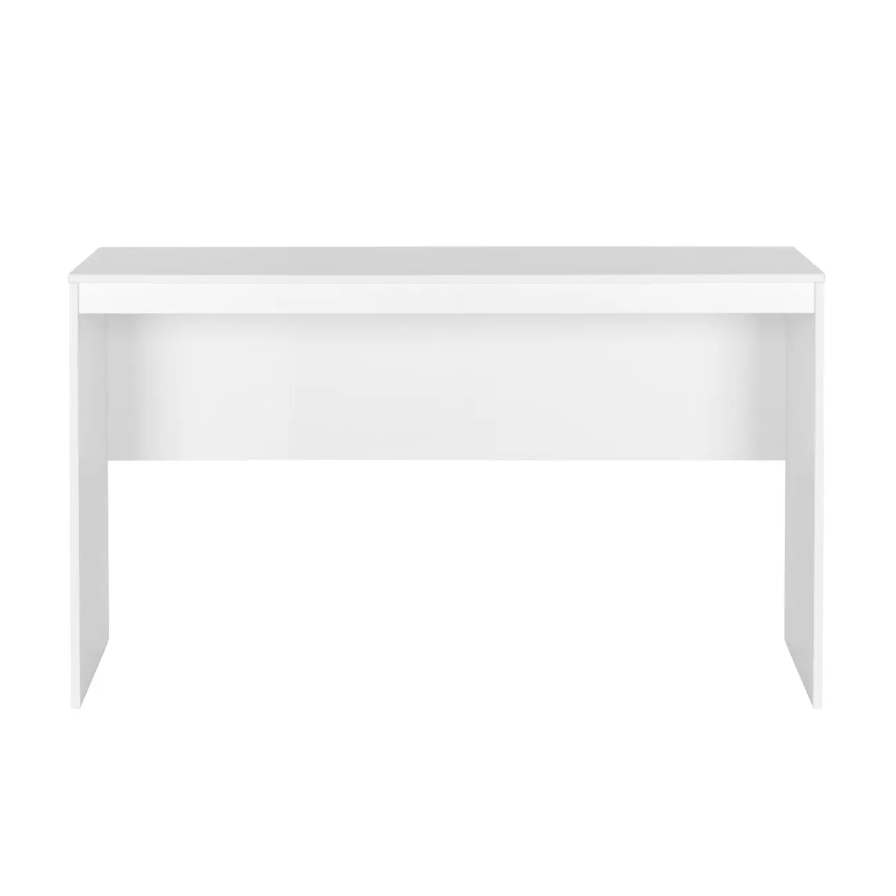 MESA DE ESCRITÓRIO 1,30 M X 52 CM START UP - BRANCO/BRANCO - Foto 1