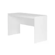 MESA DE ESCRITÓRIO 1,30 M X 52 CM START UP - BRANCO/BRANCO - Foto 2