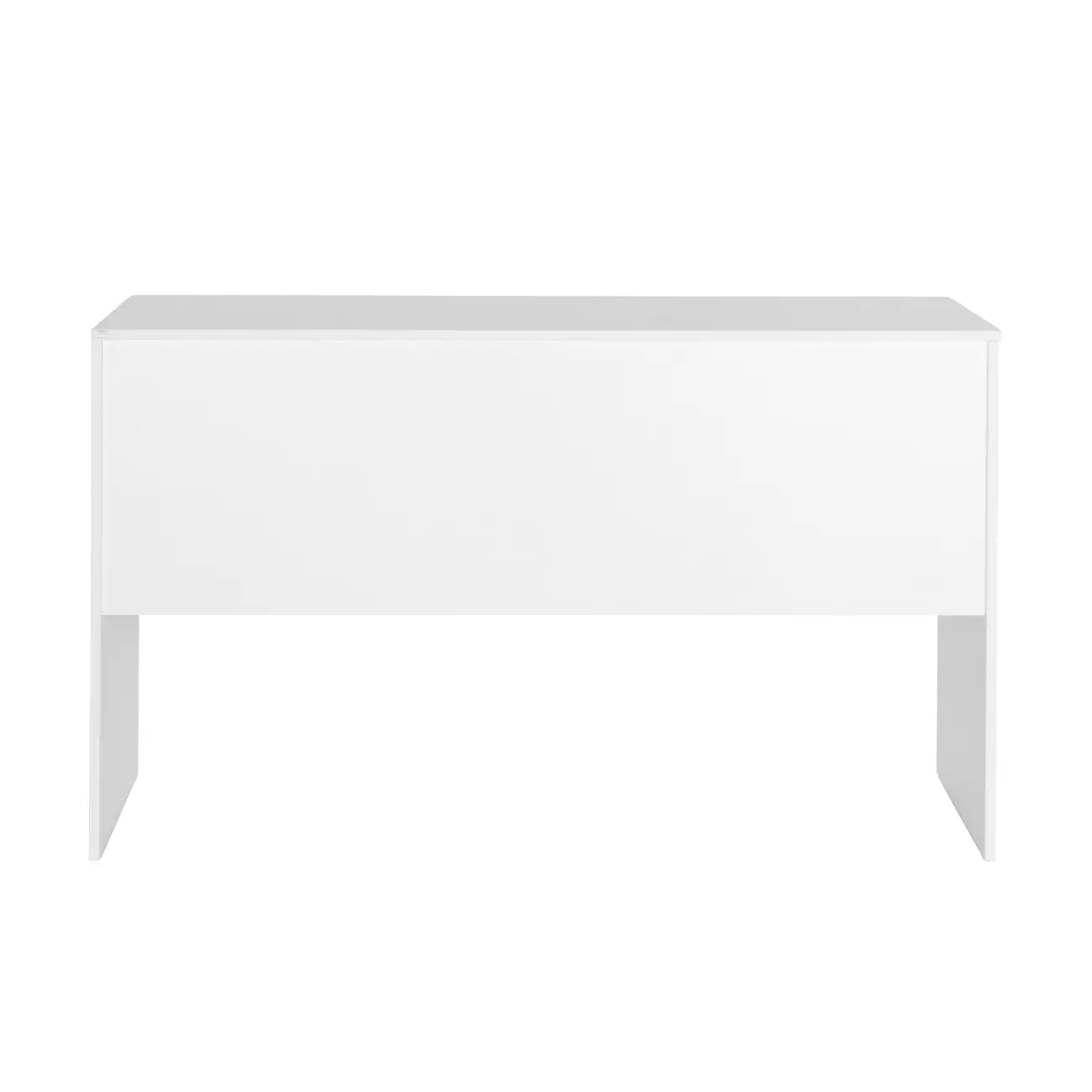 MESA DE ESCRITÓRIO 1,30 M X 52 CM START UP - BRANCO/BRANCO - Foto 4