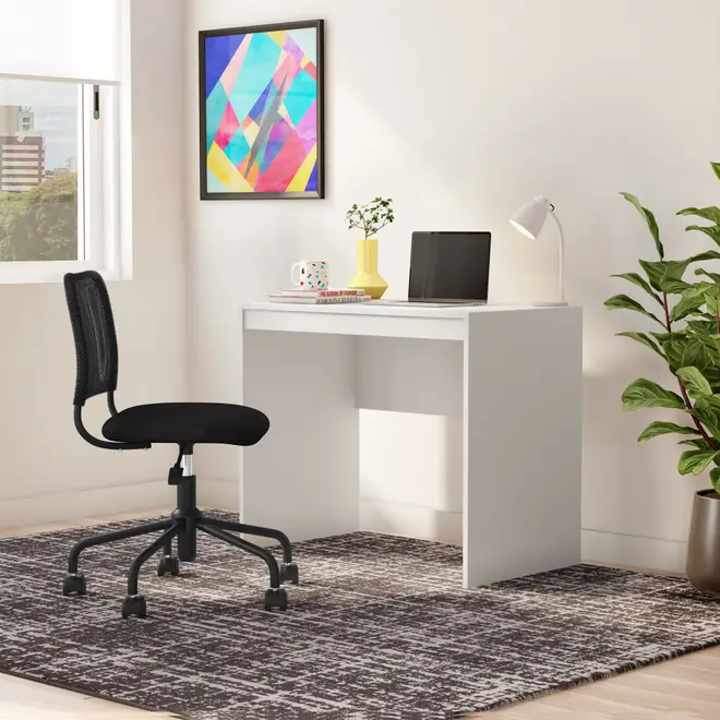 MESA 91 CM X 52 CM START UP - BRANCO/BRANCO - Foto 3