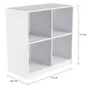 ESTANTE 77 CM X 77 CM START UP - BRANCO/BRANCO - Foto 2