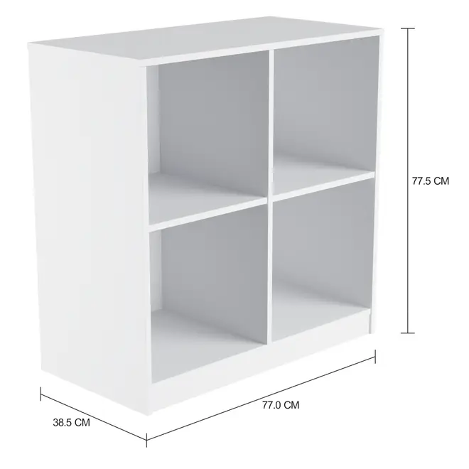 ESTANTE 77 CM X 77 CM START UP - BRANCO/BRANCO - Foto 2